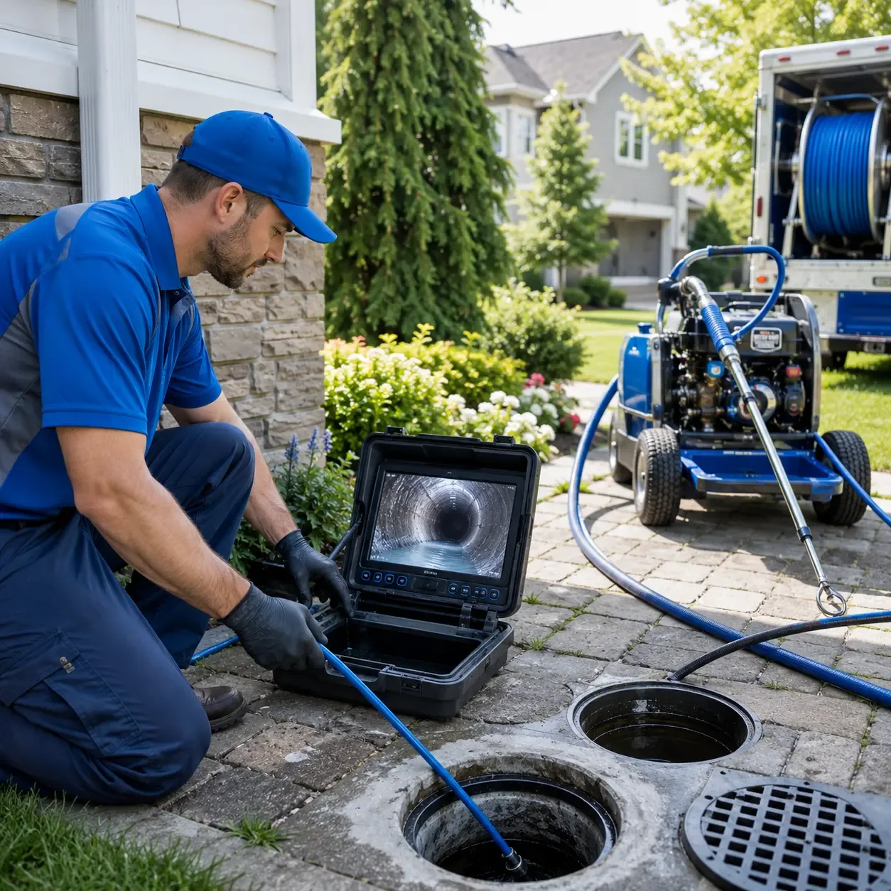 Outdoor drain cleaning professionals serving Central City, IA
